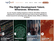 Tablet Screenshot of loginsoftconsulting.com